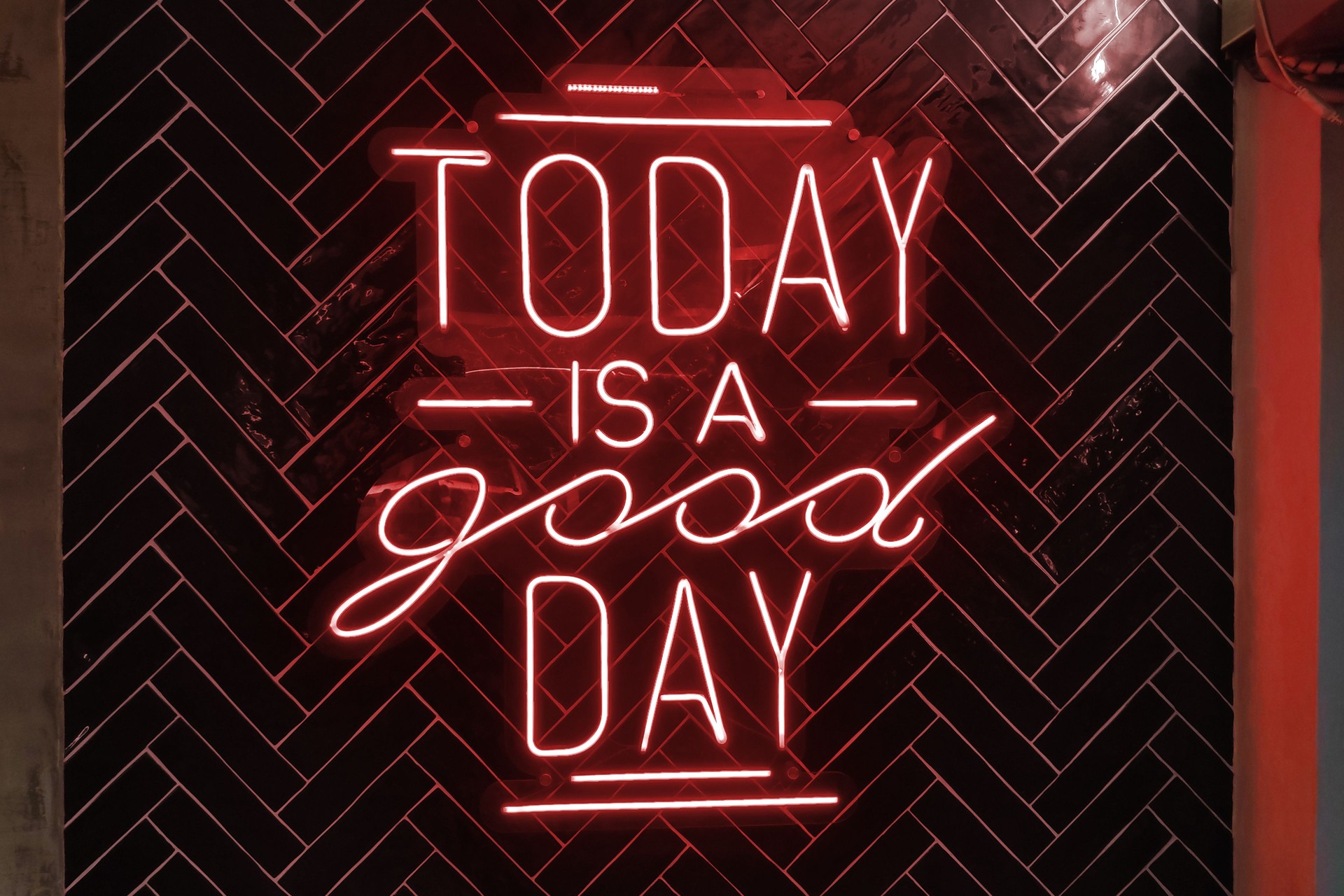Today is a good day - Neon light